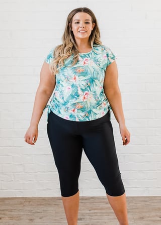 plus size swim leggings