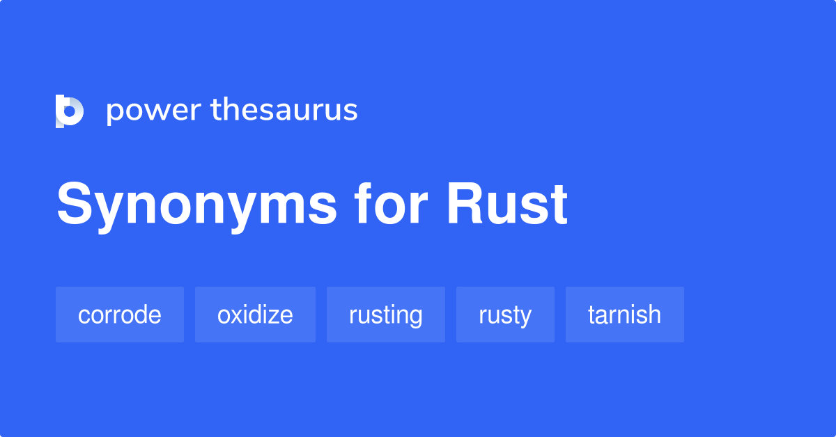 rust thesaurus