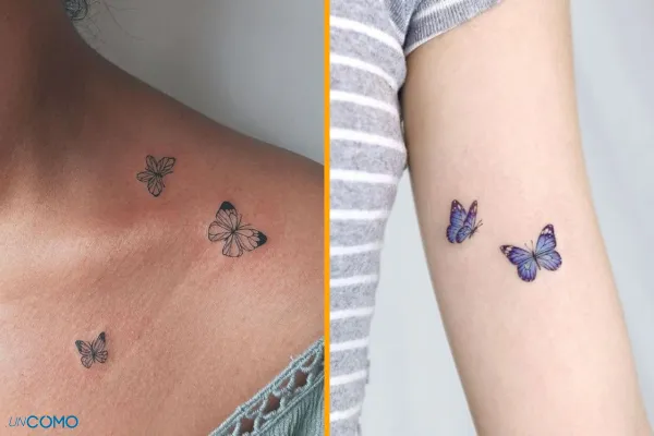 tatuajes de mariposas para mujer