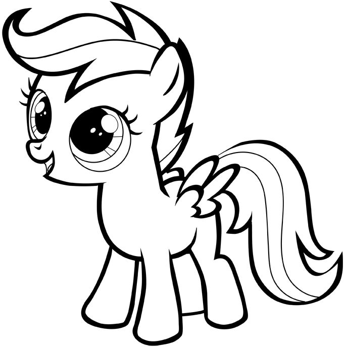 little pony drawing