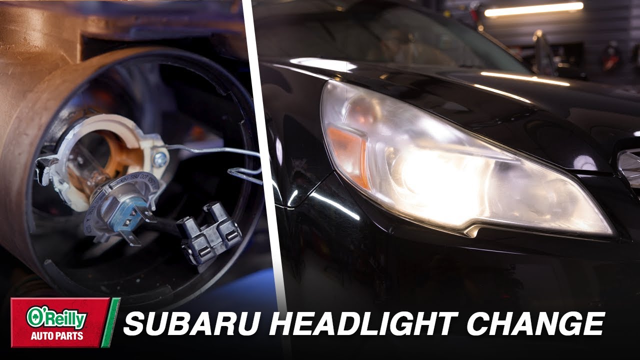 how to change a headlight on a subaru outback