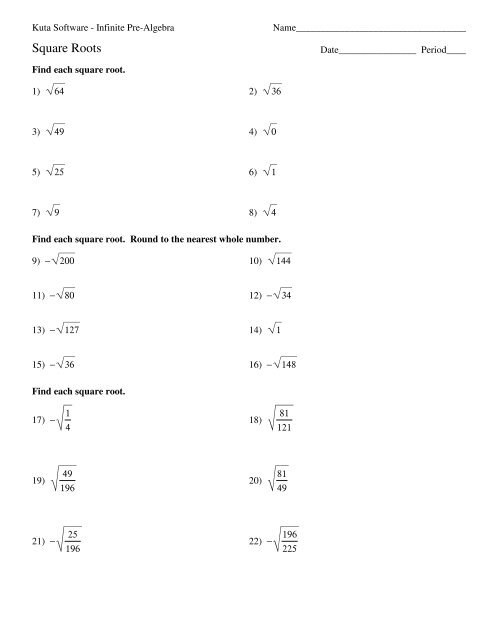 kuta software free worksheets