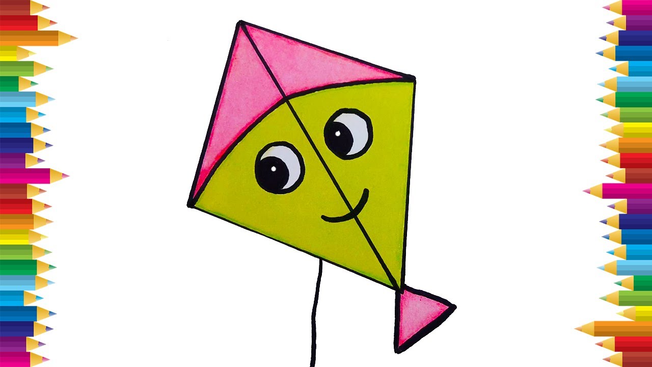 kite drawing images