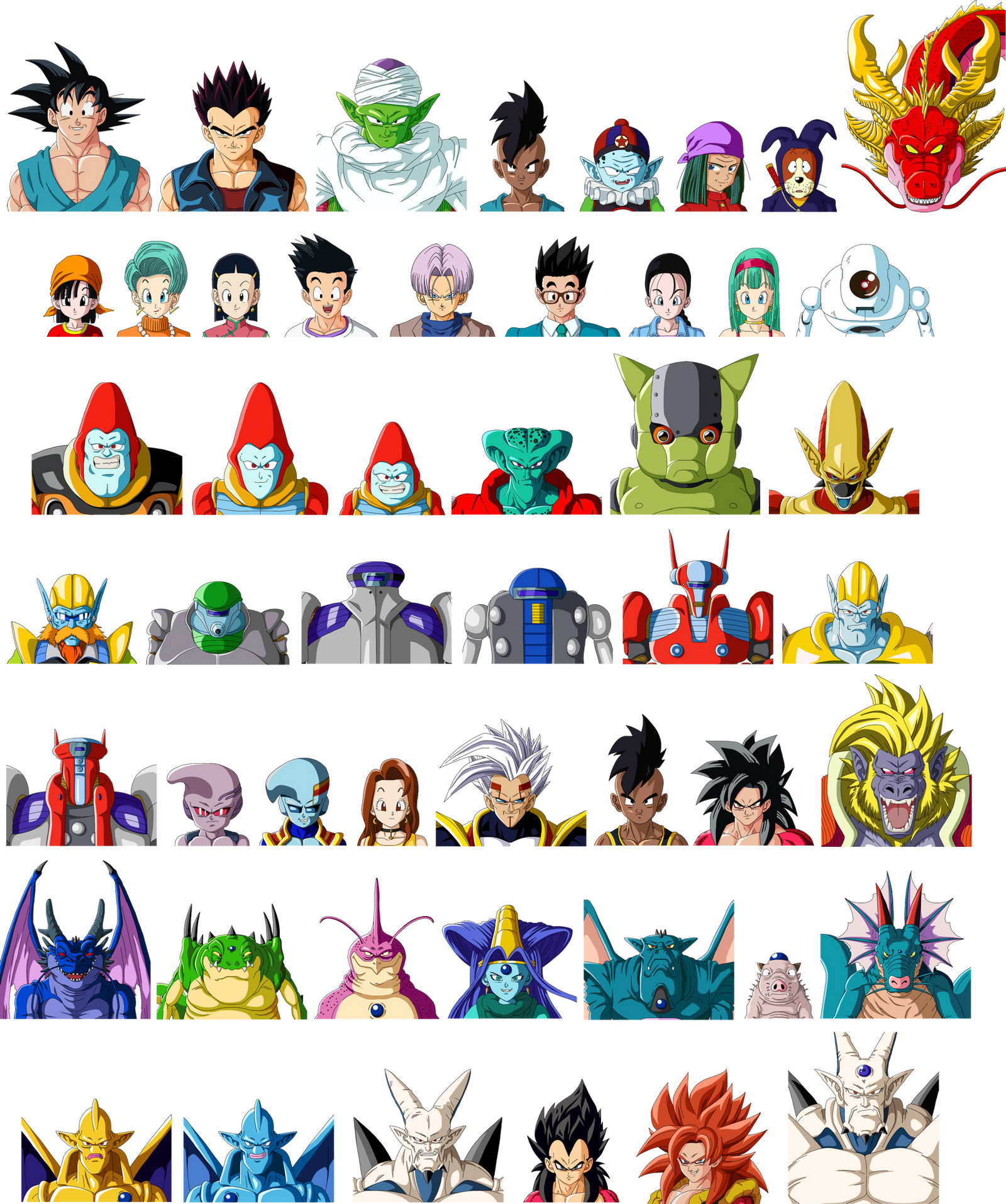 dragon ball gt characters