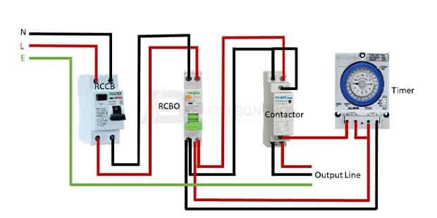 contactor wiring diagram