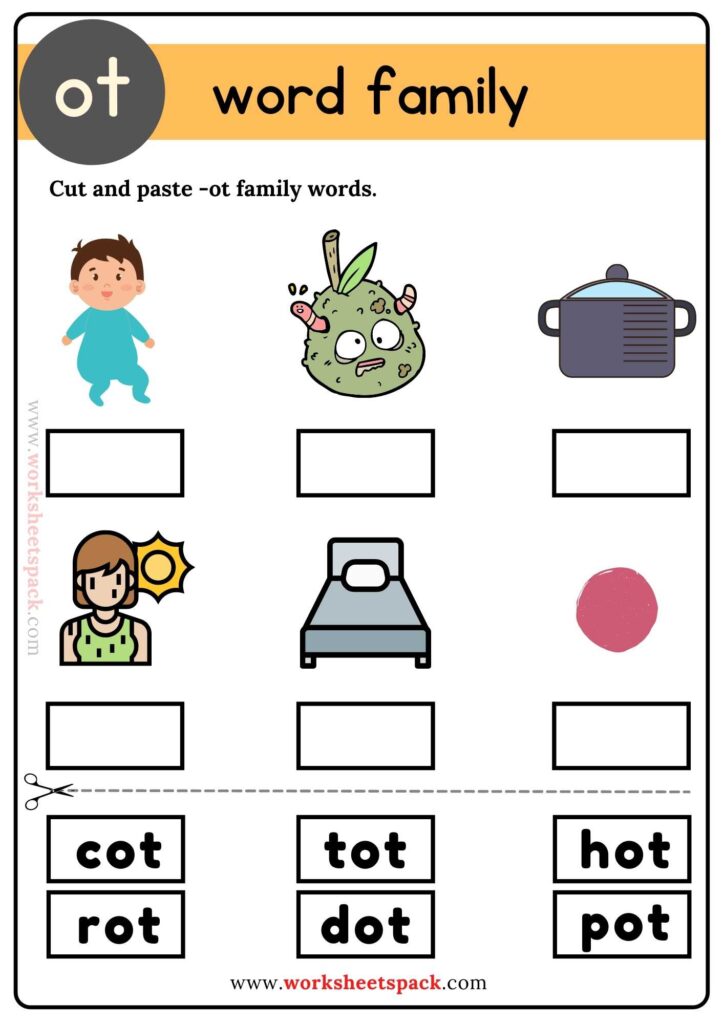 ot words worksheet