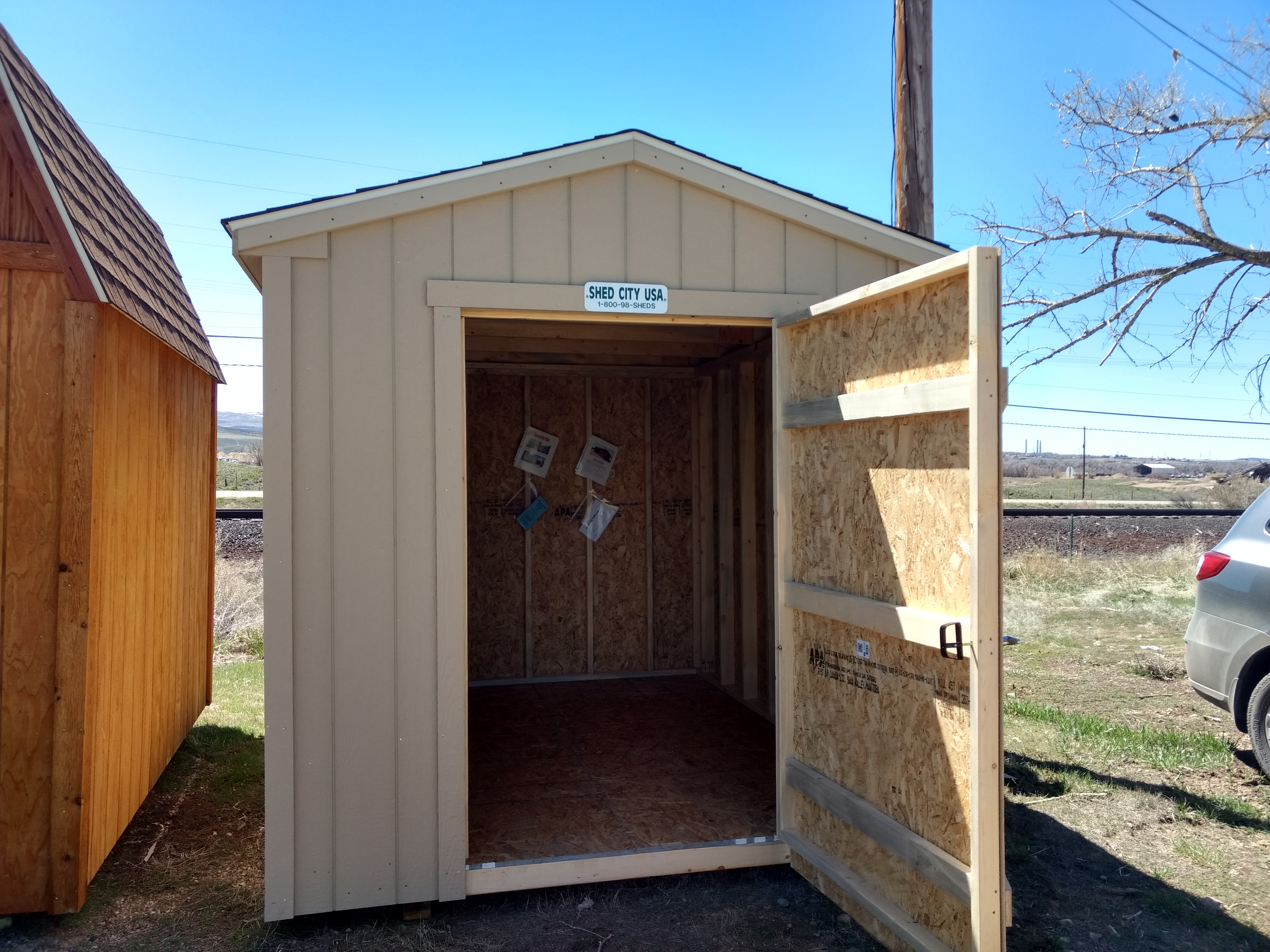 8x10 wood shed