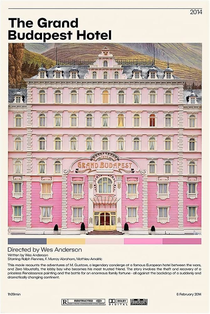 movie poster grand budapest hotel