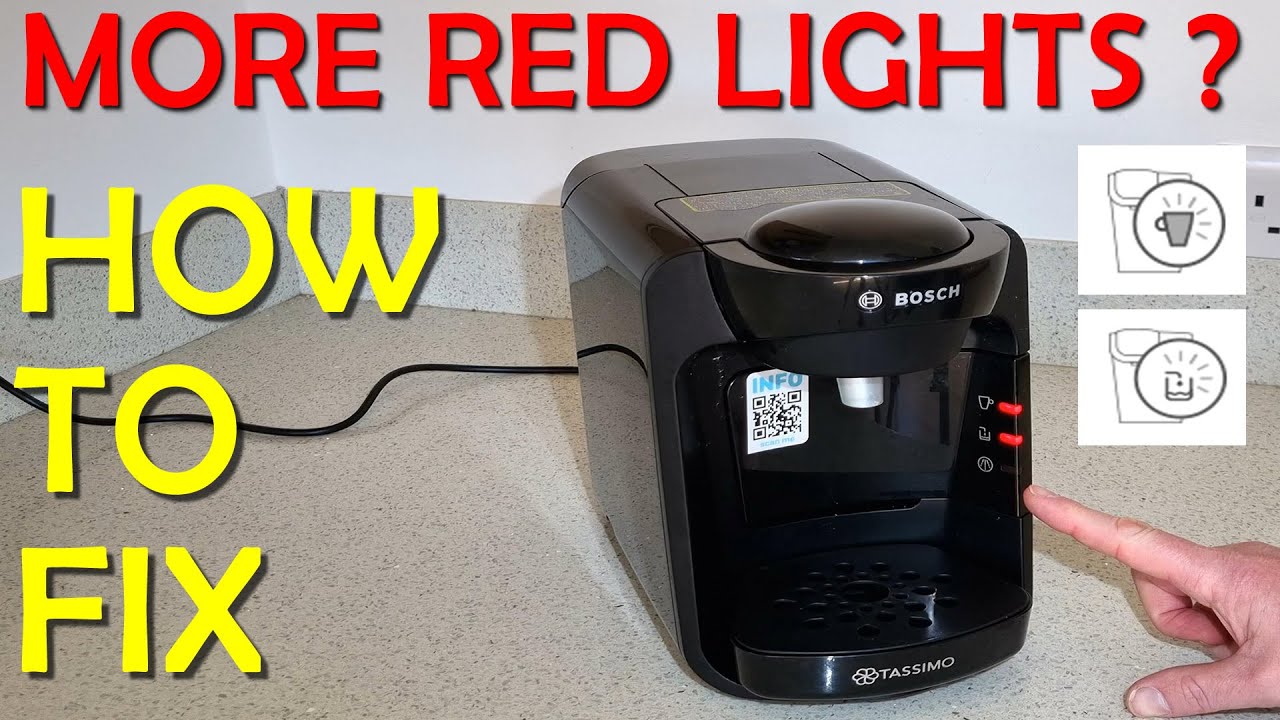 red light on tassimo coffee maker