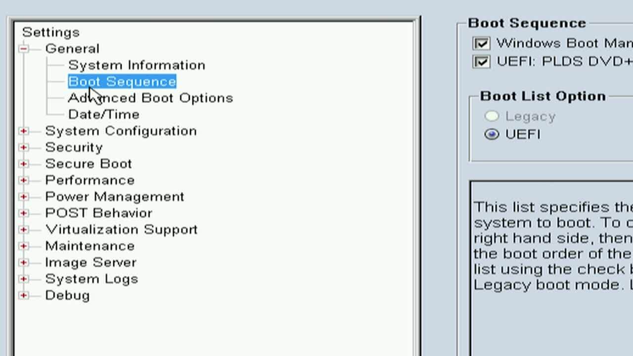 dell system bios