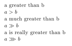 latex greater than or equal to