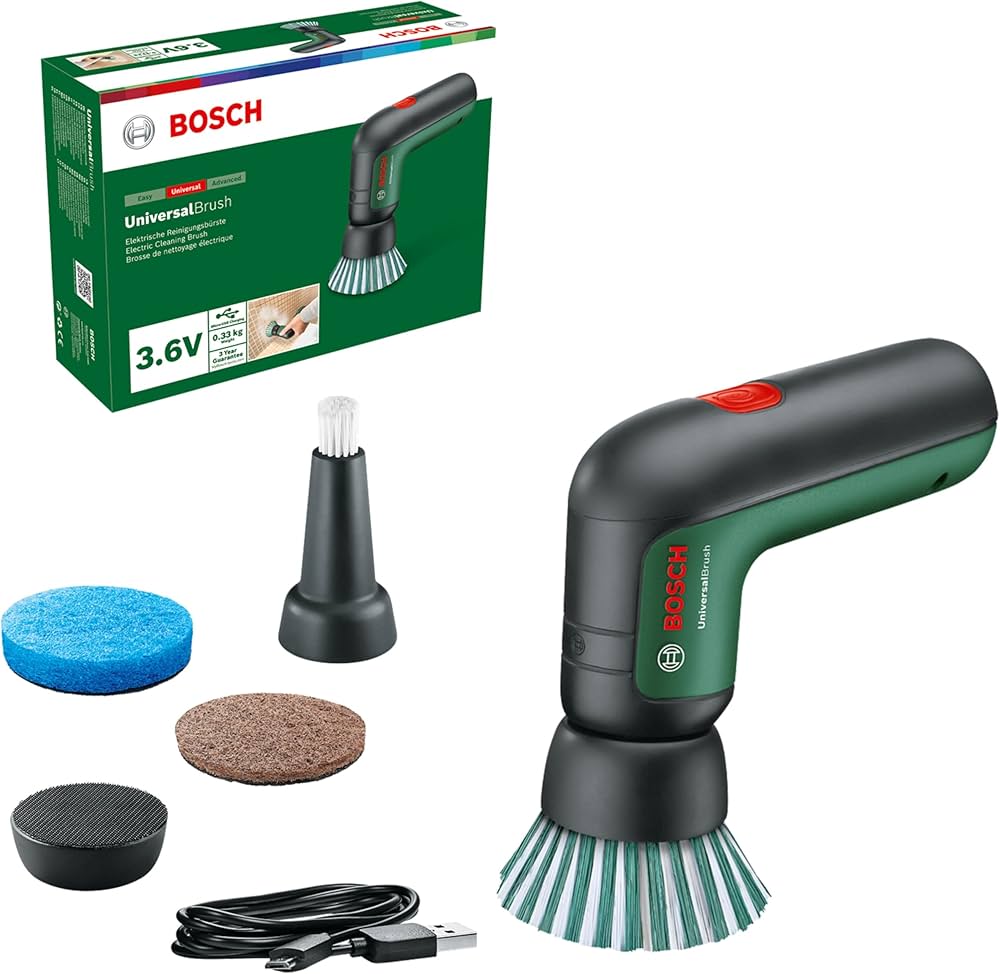 bosch 3.6 v cordless electric power cleaning brush