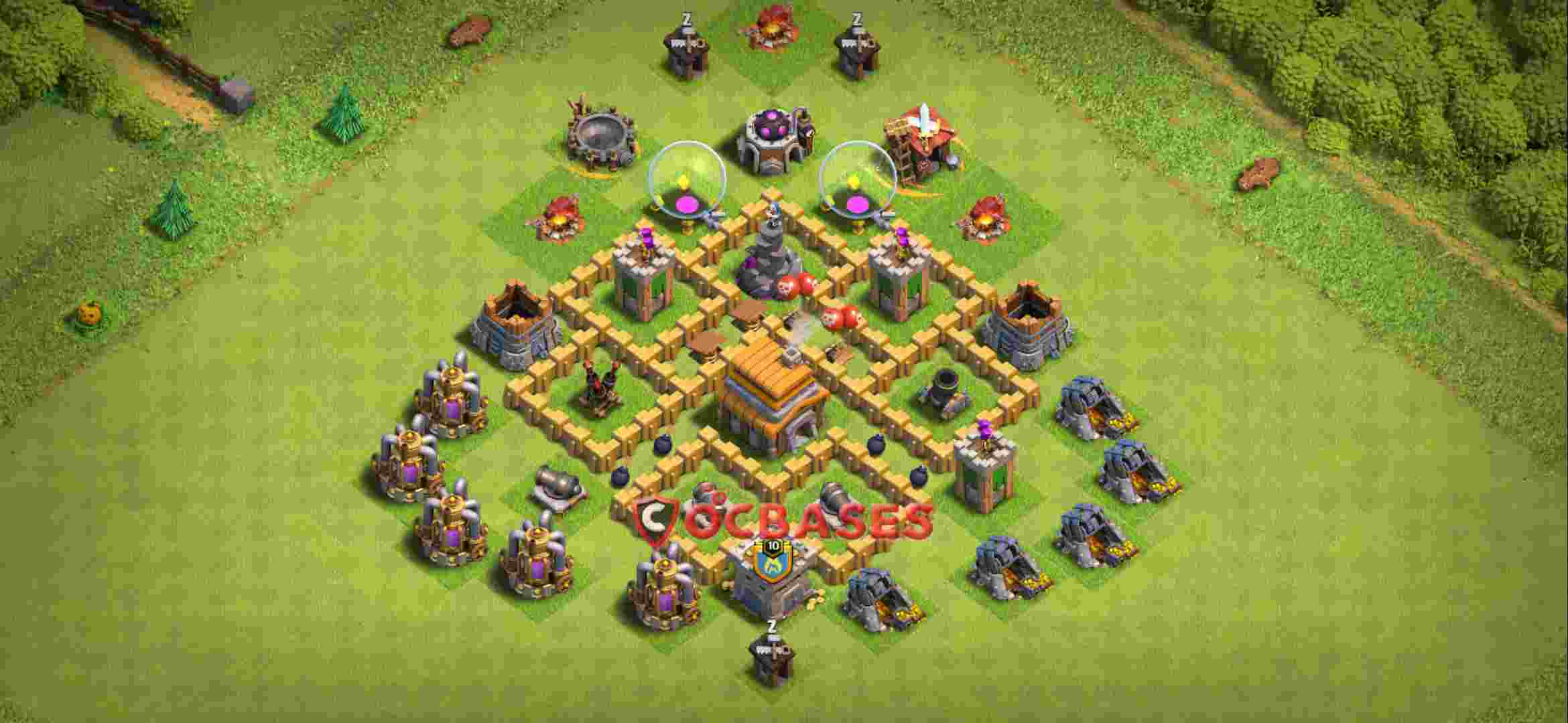 town hall 5 best defence