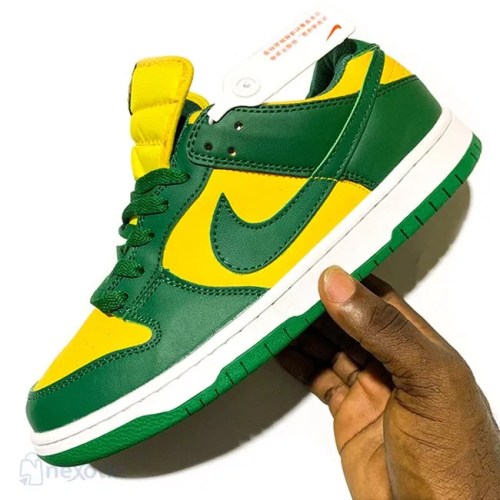 green and yellow dunks