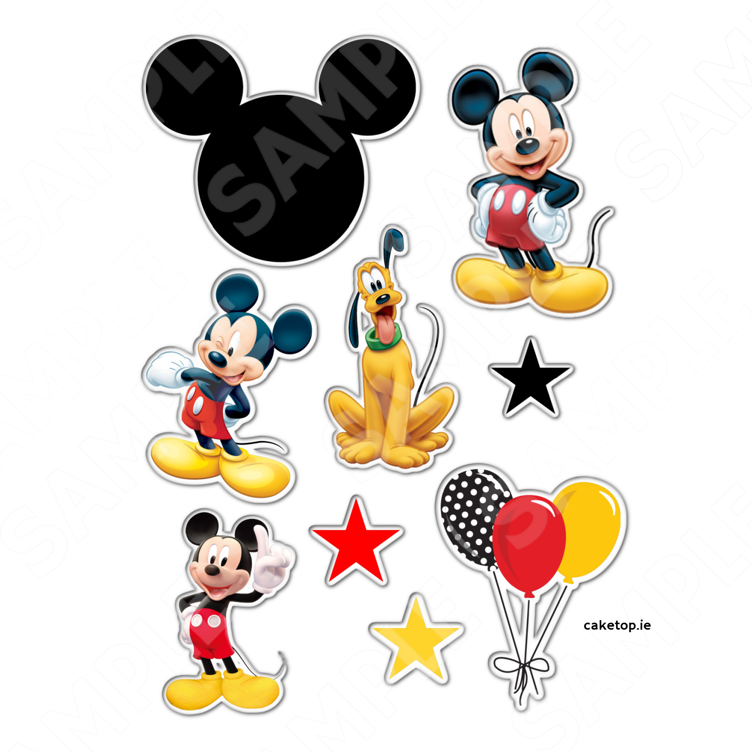 mickey cake topper