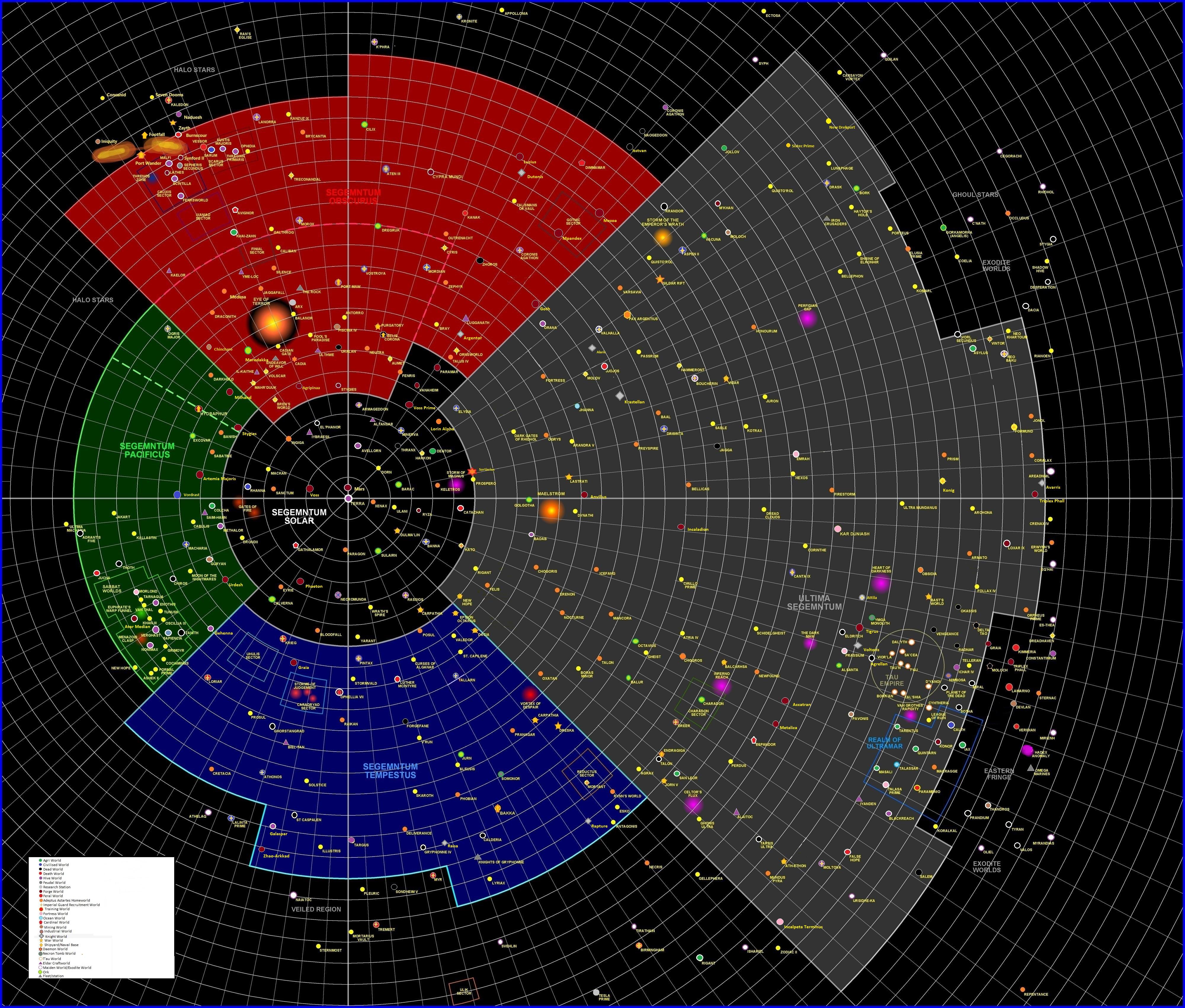 warhammer 40k galaxy map