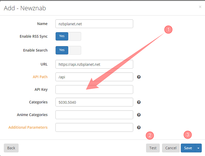 sonarr indexers