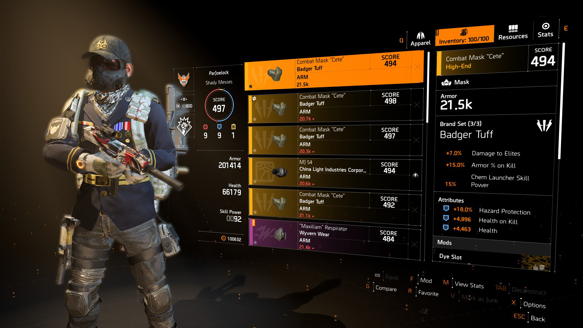 division 2 best gear set