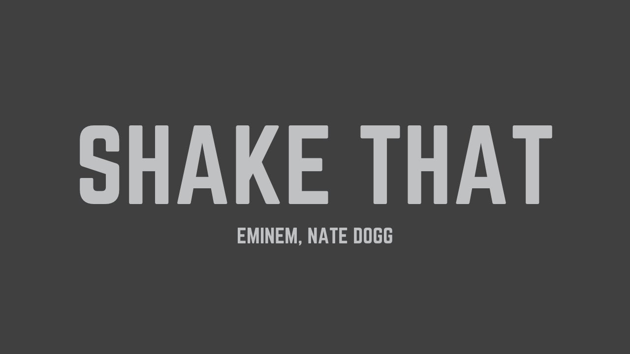 shake that radio edit