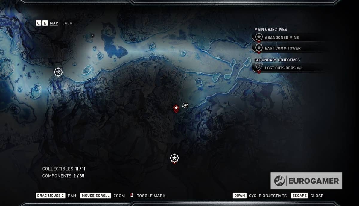 gears 5 relic weapons map