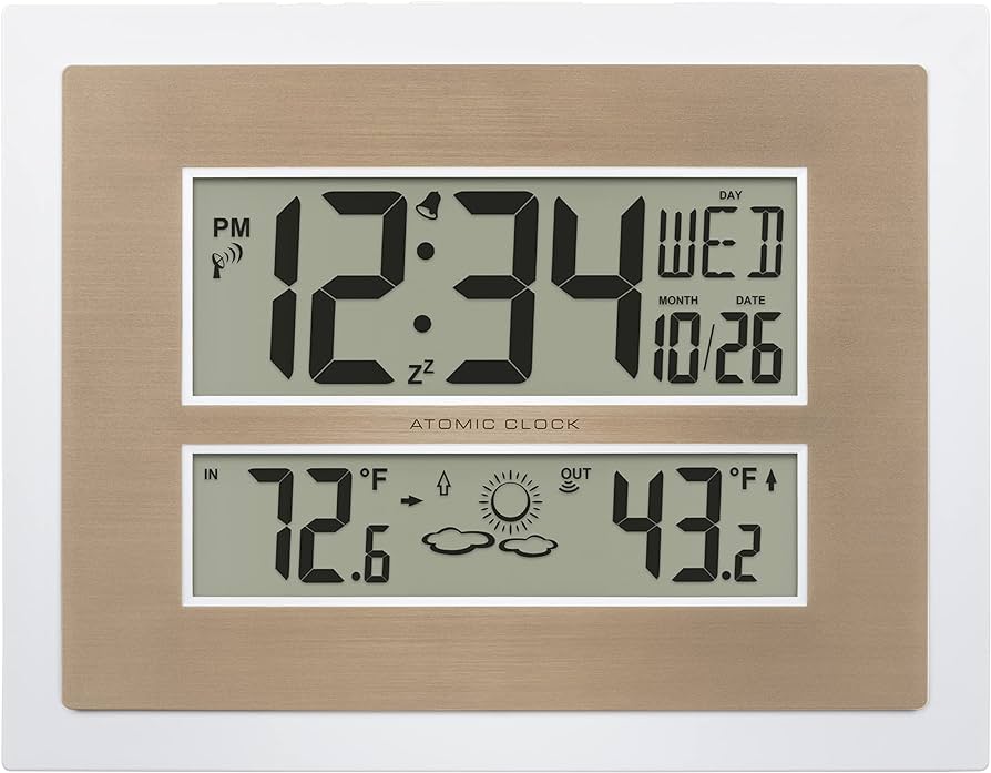 la crosse digital atomic wall clock