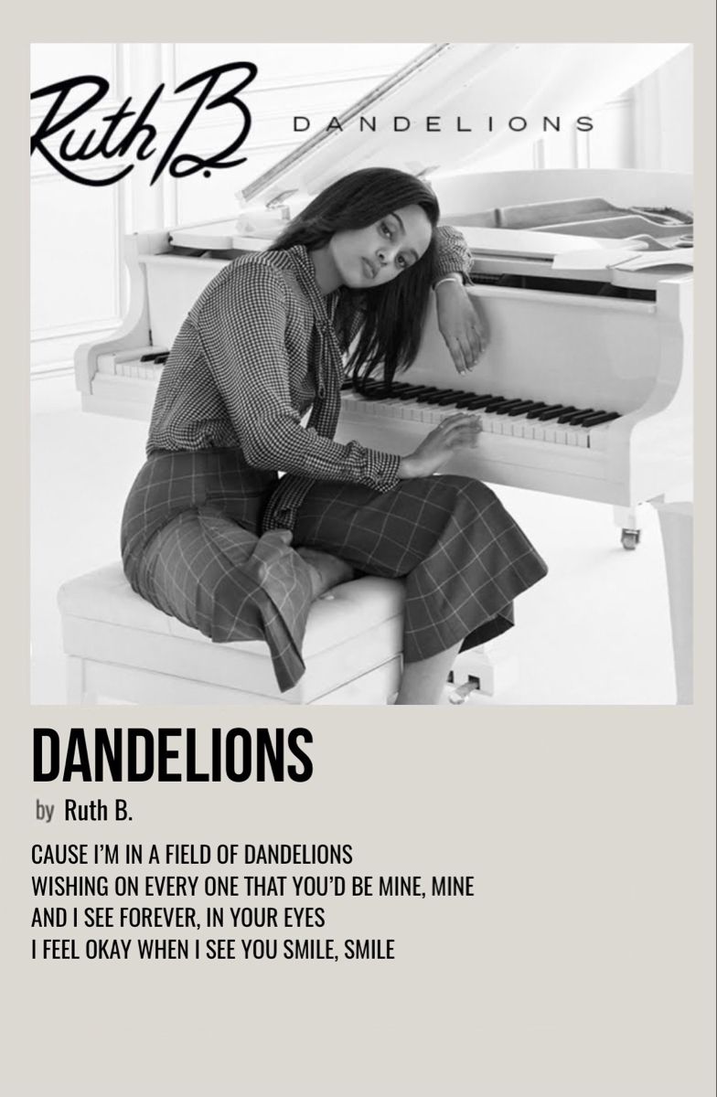 ruth b dandelions