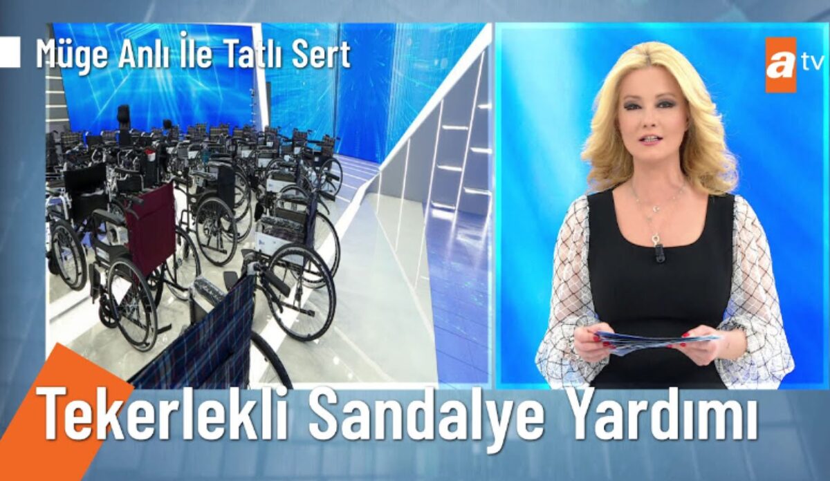 müge anlı tekerlekli sandalye kampanyası başvuru