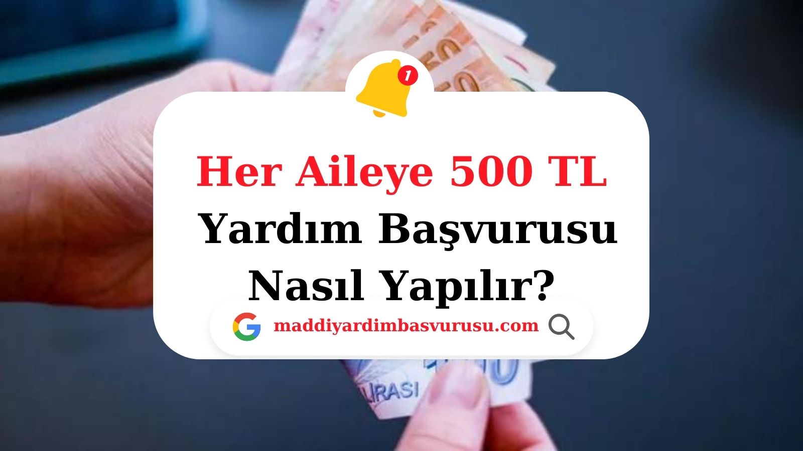 her aileye 500 tl yardım başvurusu