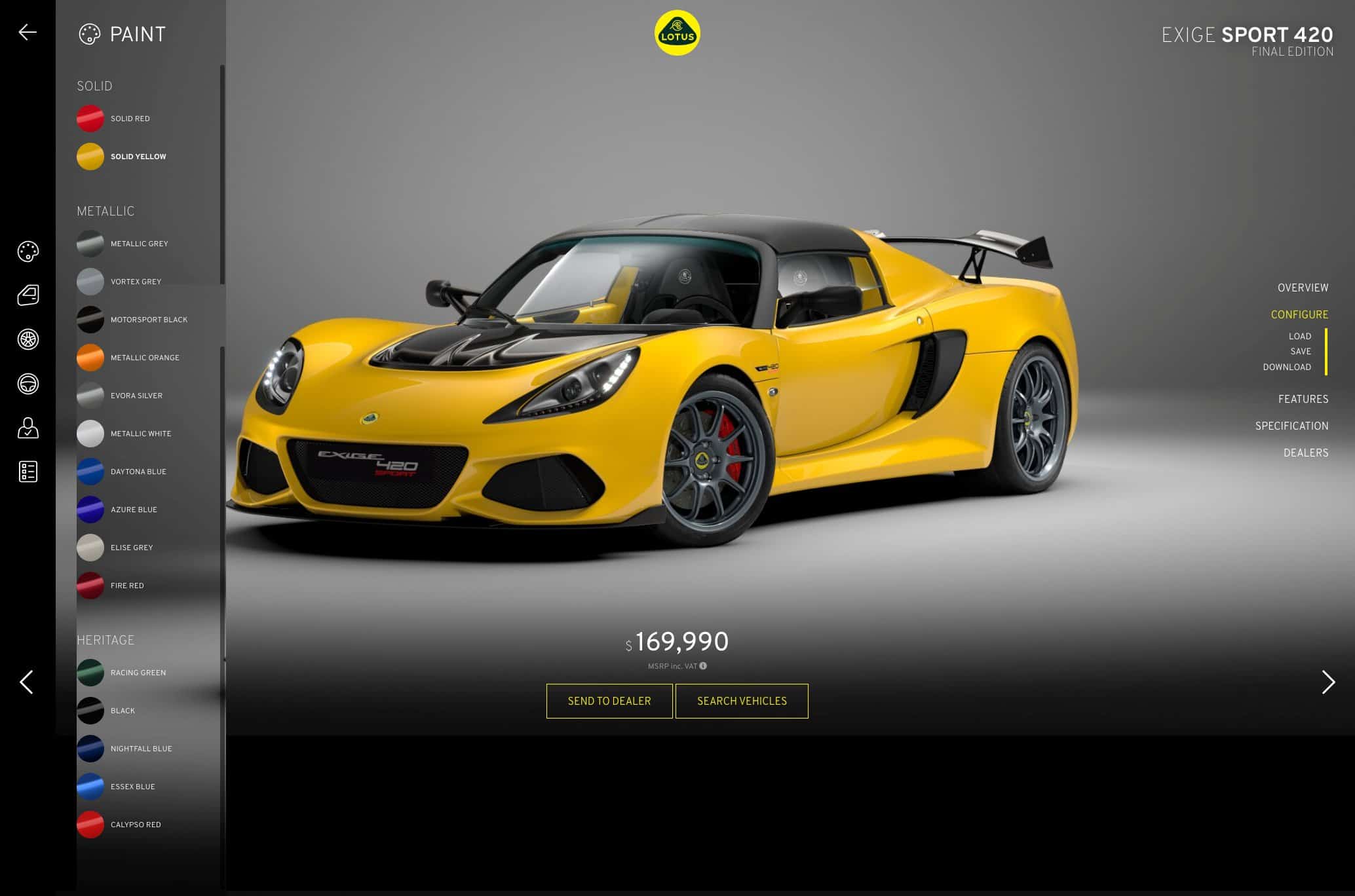 lotus configurator