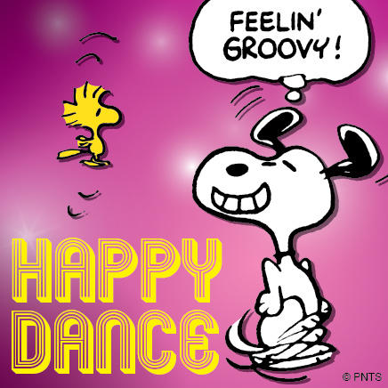 happy dance snoopy