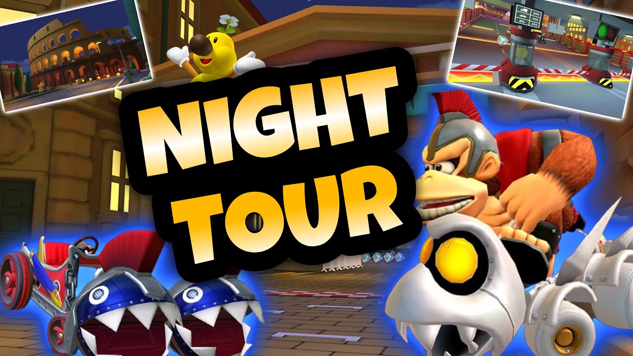 night tour mario kart tour