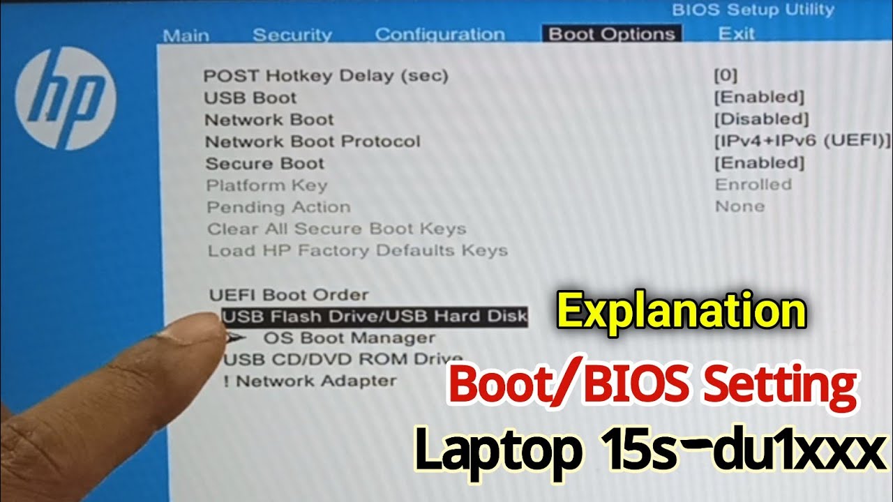 hp boot menu key