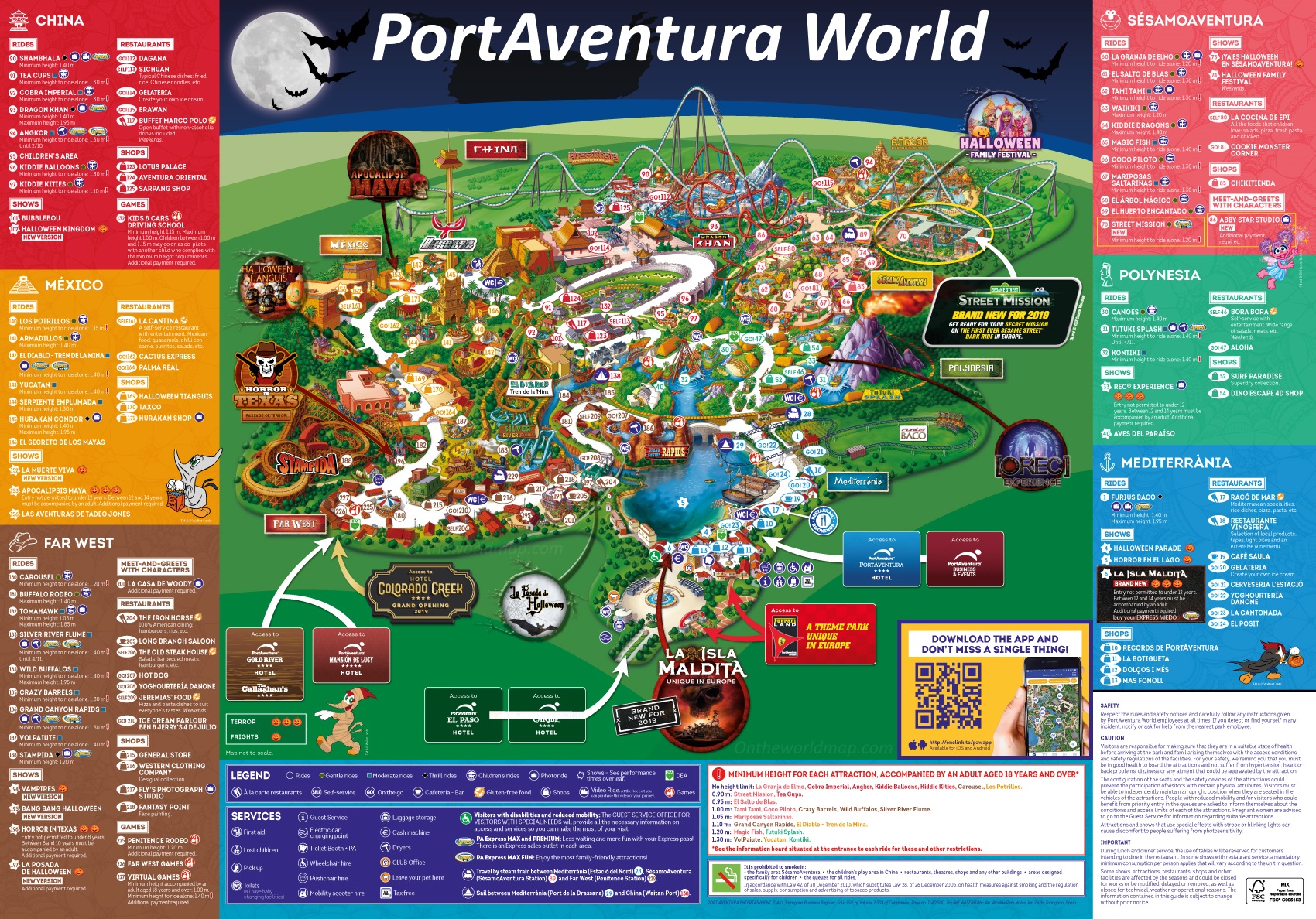 port aventura maps