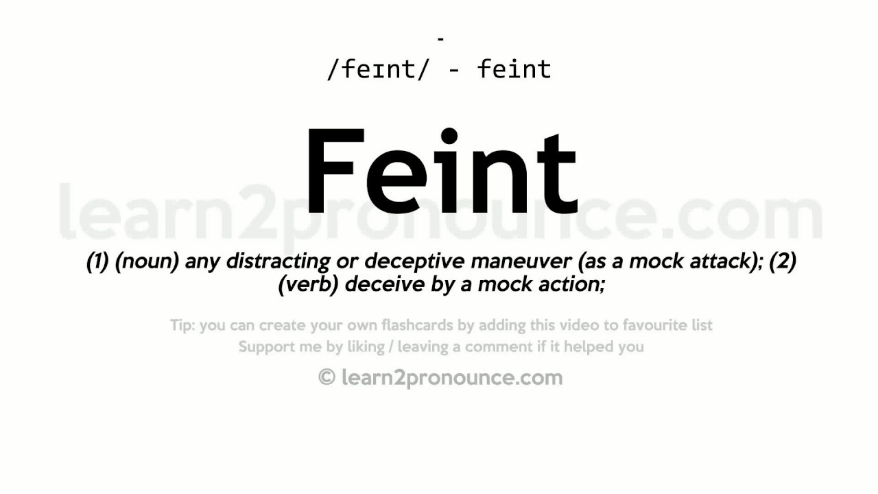 feint meaning in malayalam