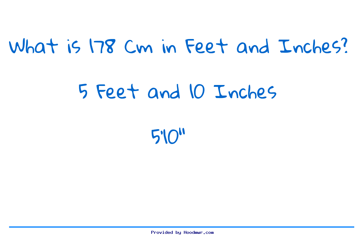 178cms in inches