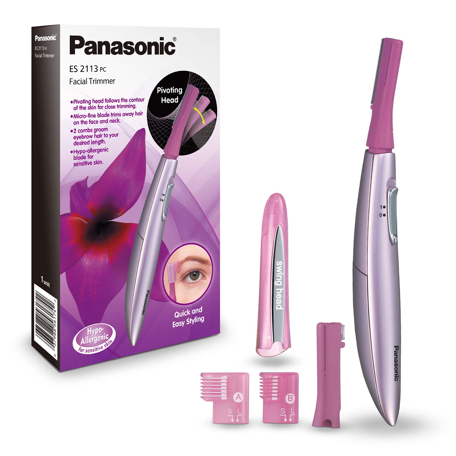 panasonic facial hair trimmer for women