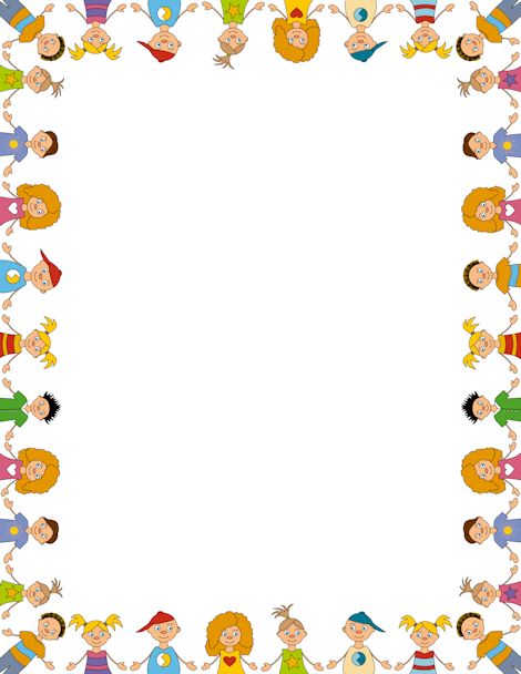 clipart children border