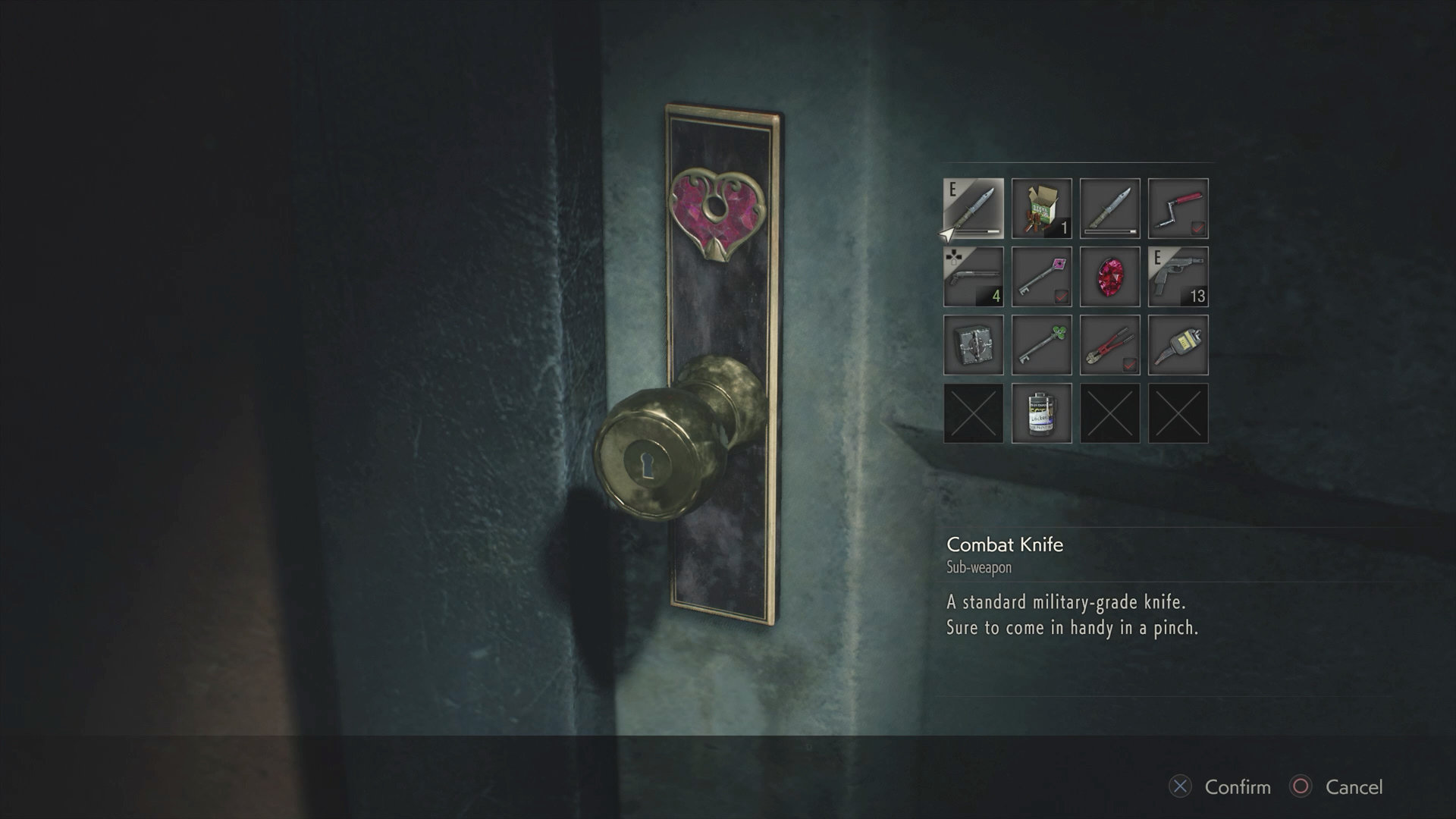 heart key re2 remake