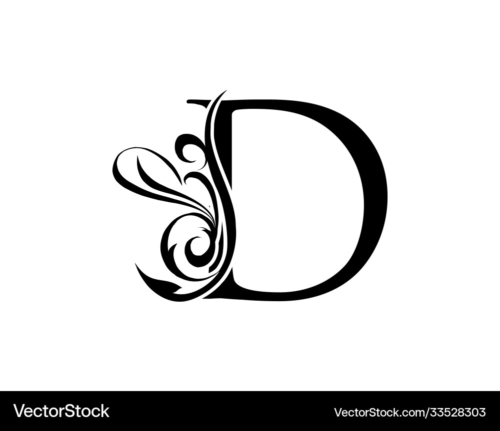 stylish d letter images