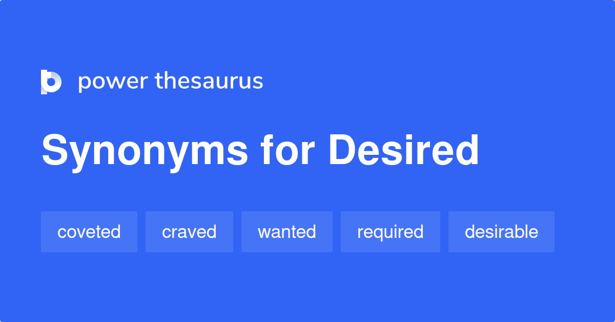 desired thesaurus