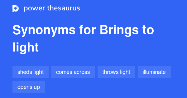 synonym for brings