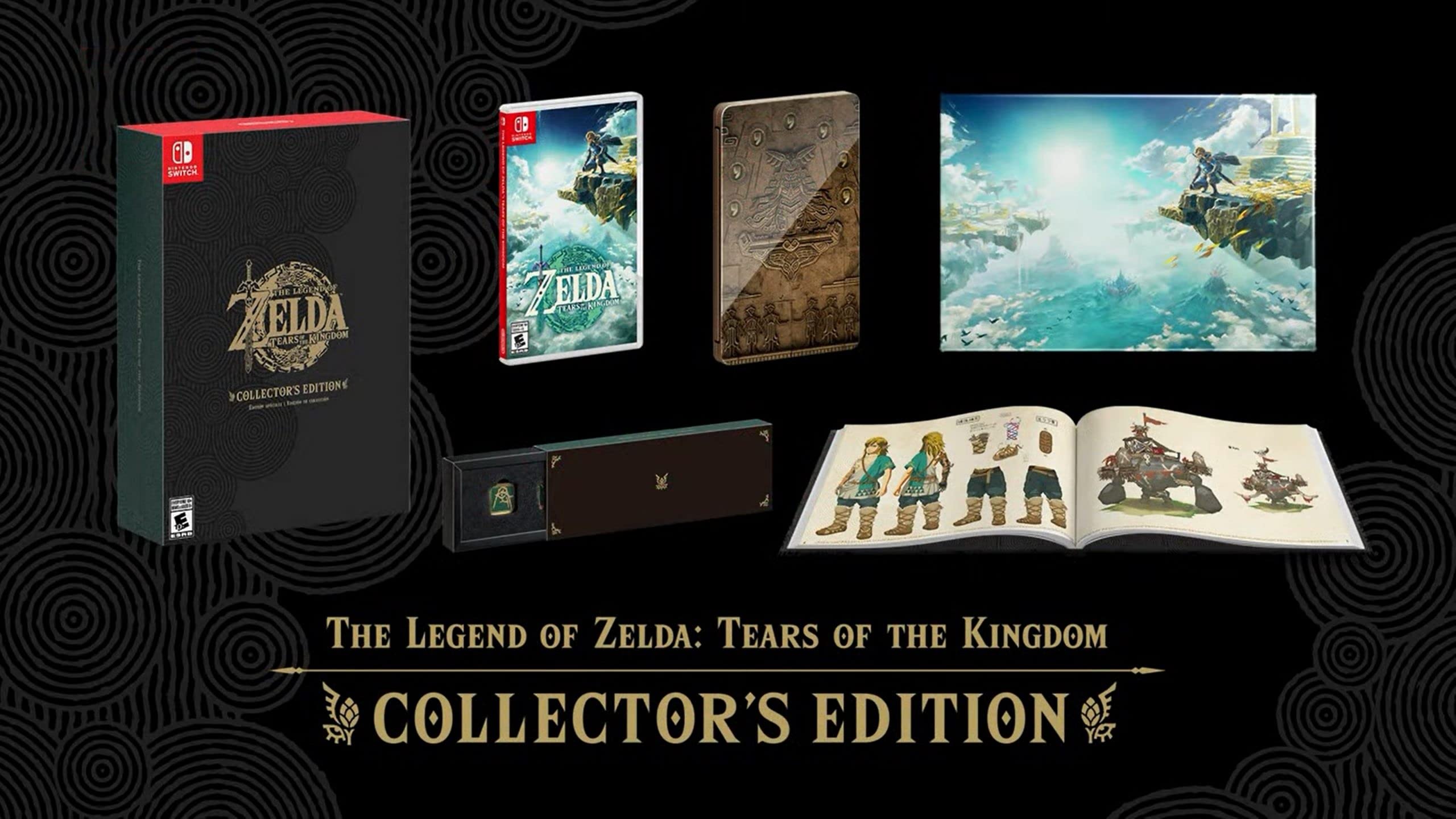 legend of zelda tears of the kingdom art book