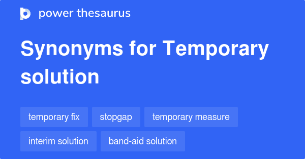 solution thesaurus