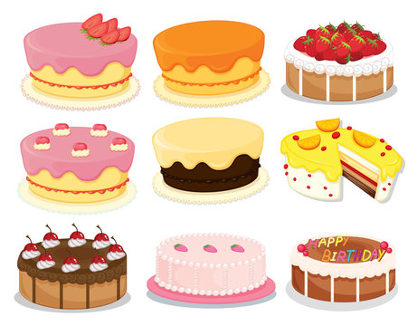 clip art of cake