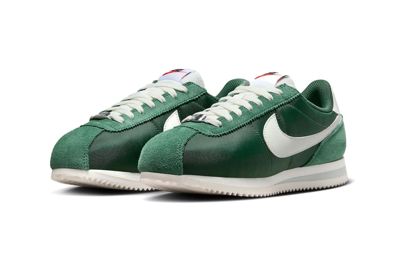 green and white nike cortez