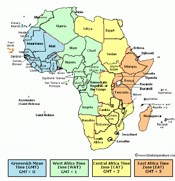 timezone south africa