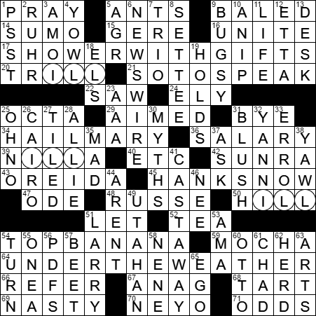 president of egypt crossword clue