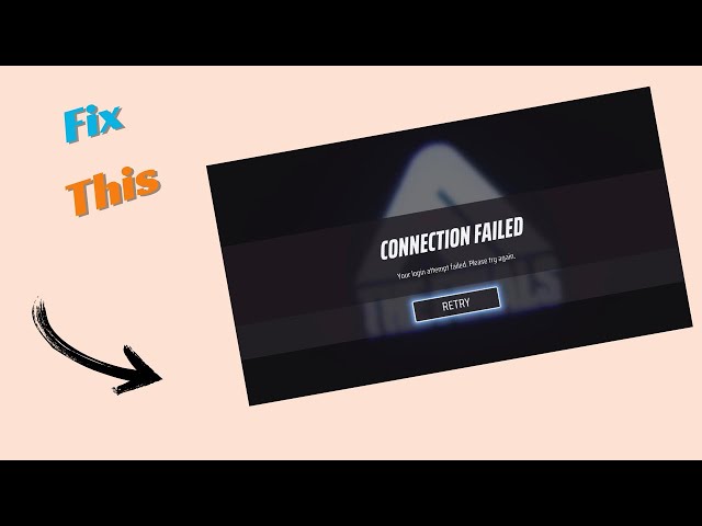 login attempt failed the finals ps5