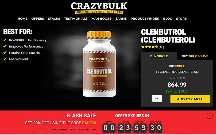 clenbuterol and taurine