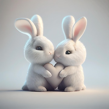 rabbit images for dp